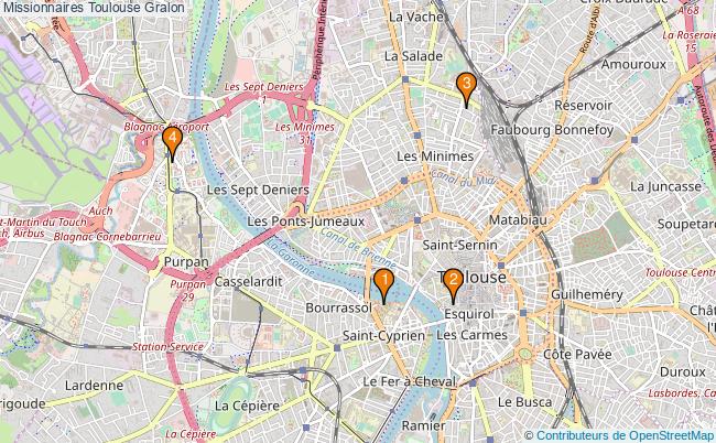 plan Missionnaires Toulouse Associations missionnaires Toulouse : 5 associations