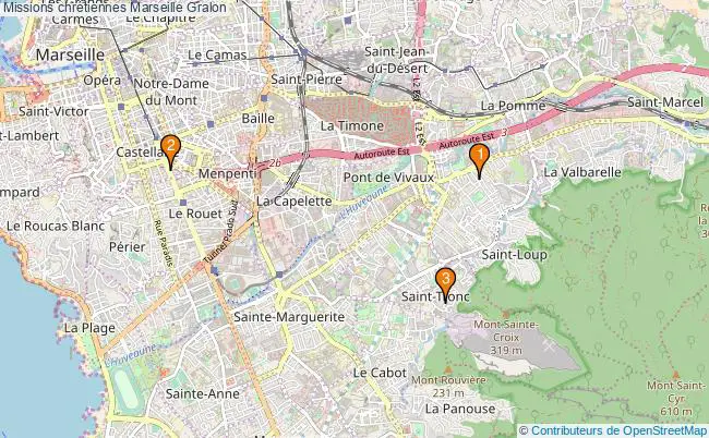 plan Missions chrétiennes Marseille Associations missions chrétiennes Marseille : 3 associations