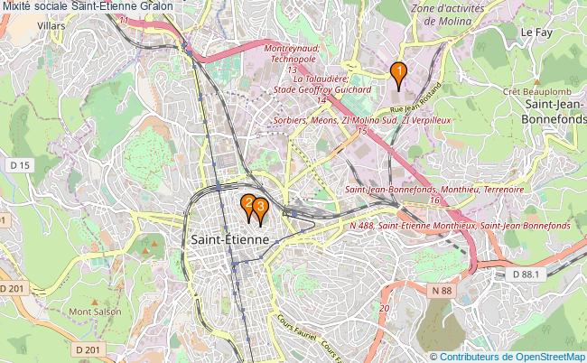 plan Mixité sociale Saint-Etienne Associations mixité sociale Saint-Etienne : 4 associations