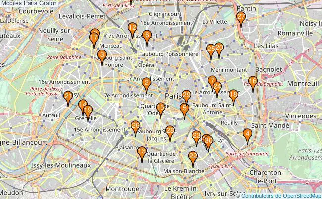 plan Mobiles Paris Associations Mobiles Paris : 82 associations
