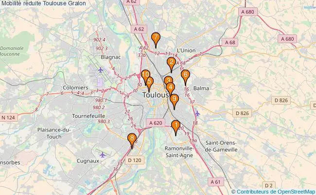 plan Mobilité réduite Toulouse Associations mobilité réduite Toulouse : 13 associations