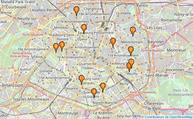 plan Modalité Paris Associations modalité Paris : 11 associations