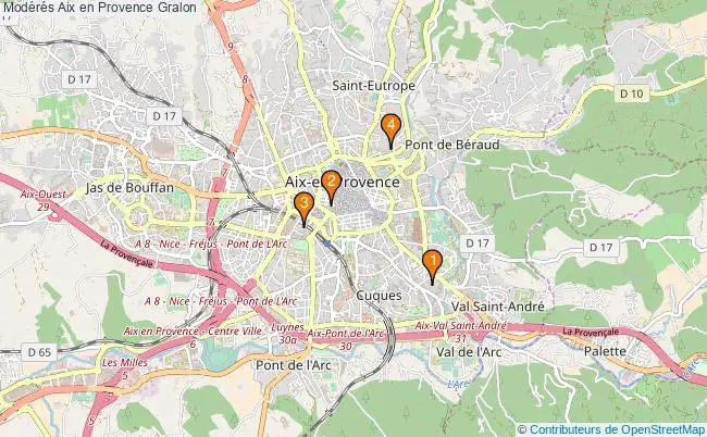plan Modérés Aix en Provence Associations Modérés Aix en Provence : 6 associations