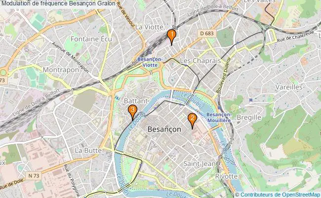 plan Modulation de fréquence Besançon Associations modulation de fréquence Besançon : 3 associations
