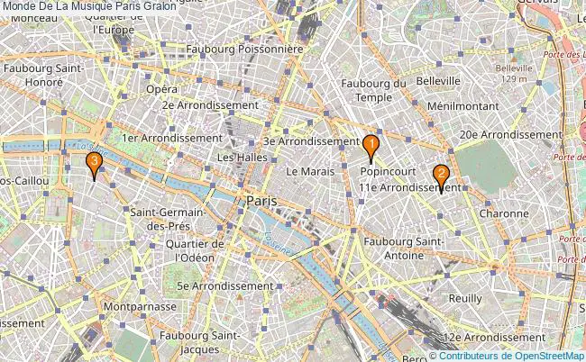 plan Monde De La Musique Paris Associations Monde De La Musique Paris : 3 associations