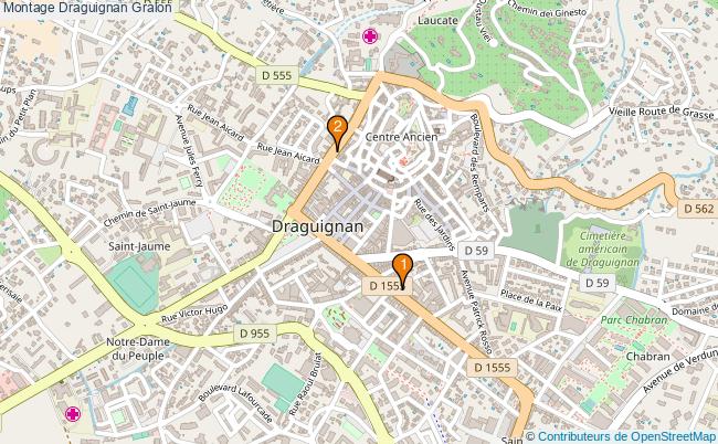 plan Montage Draguignan Associations montage Draguignan : 3 associations