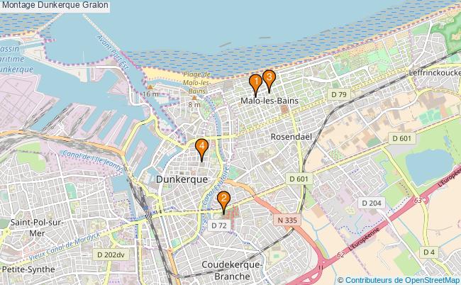 plan Montage Dunkerque Associations montage Dunkerque : 4 associations