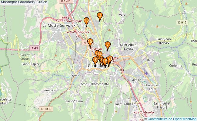 plan Montagne Chambéry Associations Montagne Chambéry : 25 associations