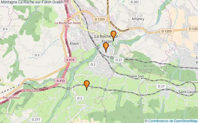 plan Montagne La Roche-sur-Foron Associations Montagne La Roche-sur-Foron : 4 associations