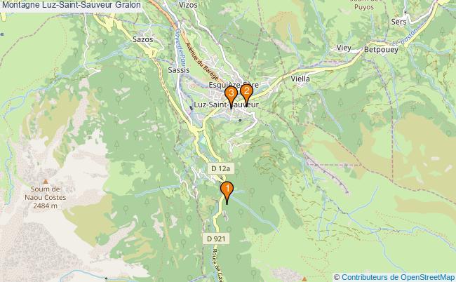 plan Montagne Luz-Saint-Sauveur Associations Montagne Luz-Saint-Sauveur : 4 associations