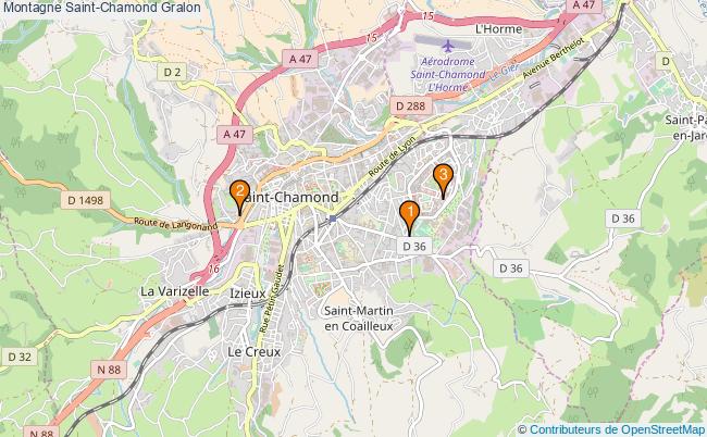 plan Montagne Saint-Chamond Associations Montagne Saint-Chamond : 3 associations