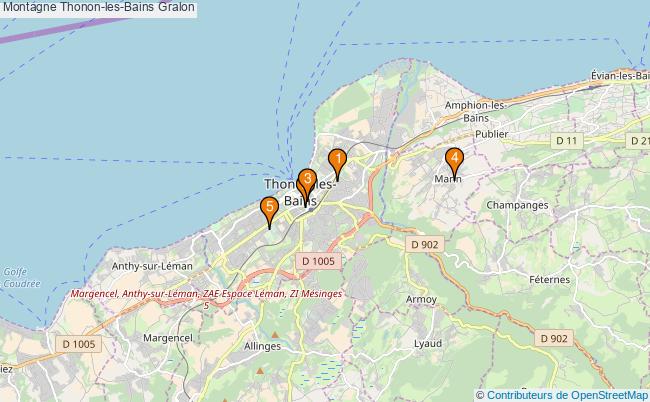 plan Montagne Thonon-les-Bains Associations Montagne Thonon-les-Bains : 5 associations