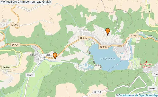 plan Montgolfière Chambon-sur-Lac Associations montgolfière Chambon-sur-Lac : 1 associations