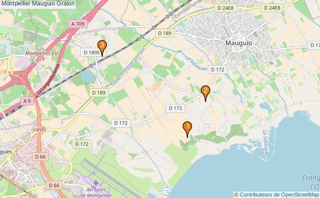 plan Montpellier Mauguio Associations Montpellier Mauguio : 6 associations