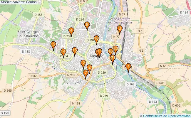 plan Morale Auxerre Associations morale Auxerre : 29 associations