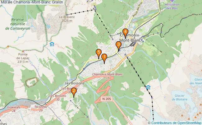 plan Morale Chamonix-Mont-Blanc Associations morale Chamonix-Mont-Blanc : 6 associations