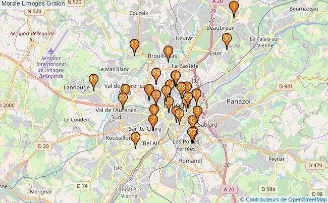 plan Morale Limoges Associations morale Limoges : 78 associations