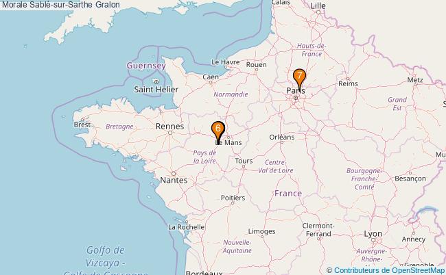 plan Morale Sablé-sur-Sarthe Associations morale Sablé-sur-Sarthe : 8 associations