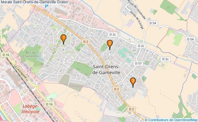 plan Morale Saint-Orens-de-Gameville Associations morale Saint-Orens-de-Gameville : 3 associations