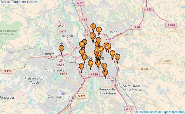 plan Morale Toulouse Associations morale Toulouse : 154 associations