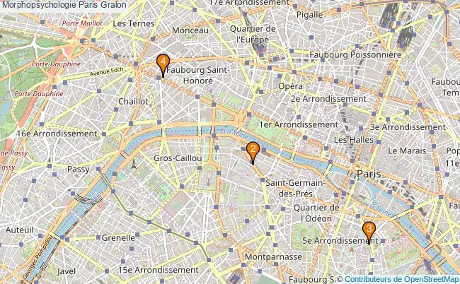plan Morphopsychologie Paris Associations morphopsychologie Paris : 5 associations