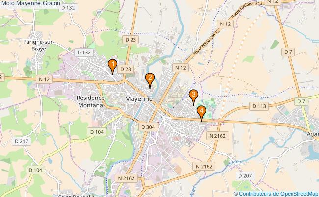plan Moto Mayenne Associations moto Mayenne : 5 associations