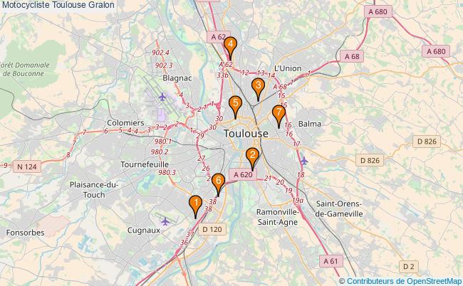 plan Motocycliste Toulouse Associations motocycliste Toulouse : 7 associations