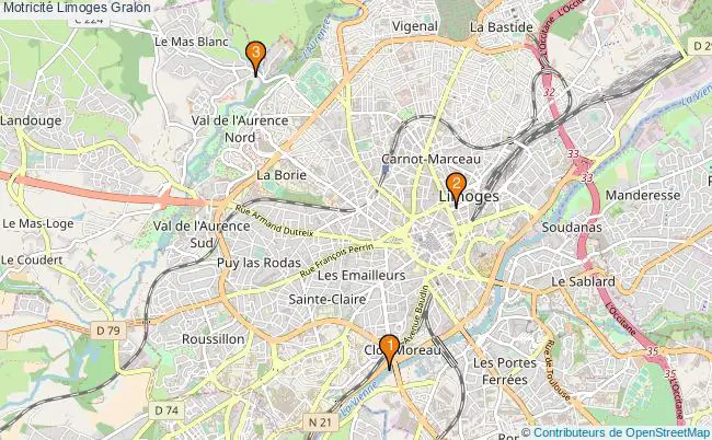 plan Motricité Limoges Associations motricité Limoges : 2 associations