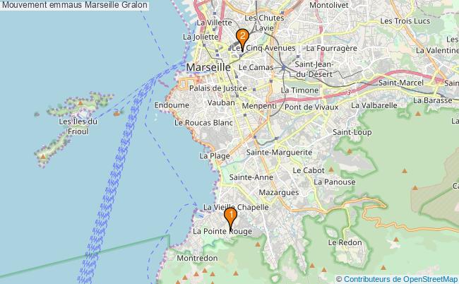 plan Mouvement emmaus Marseille Associations mouvement emmaus Marseille : 2 associations