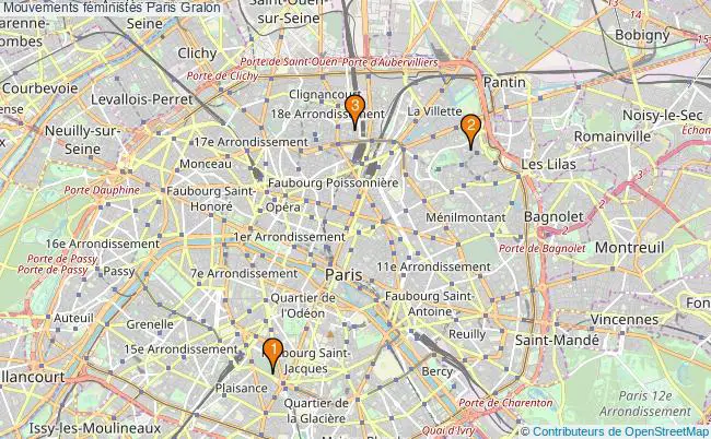 plan Mouvements féministes Paris Associations mouvements féministes Paris : 3 associations