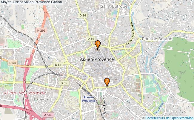 plan Moyen-Orient Aix en Provence Associations Moyen-Orient Aix en Provence : 4 associations