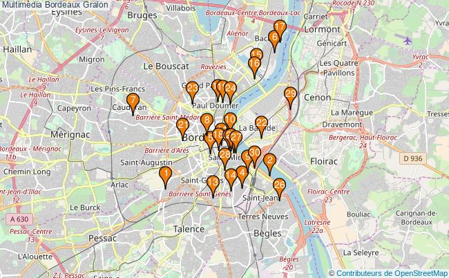 plan Multimédia Bordeaux Associations multimédia Bordeaux : 50 associations