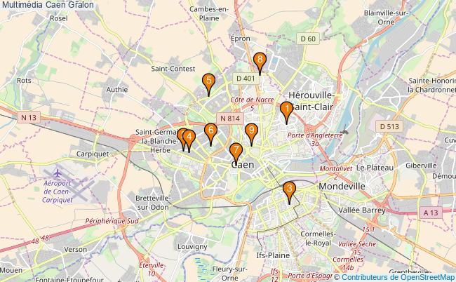plan Multimédia Caen Associations multimédia Caen : 14 associations