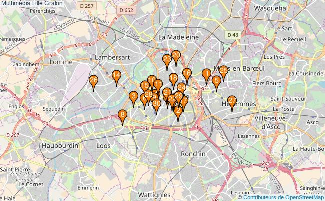 plan Multimédia Lille Associations multimédia Lille : 42 associations