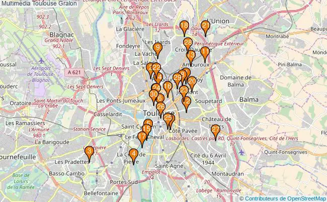 plan Multimédia Toulouse Associations multimédia Toulouse : 67 associations