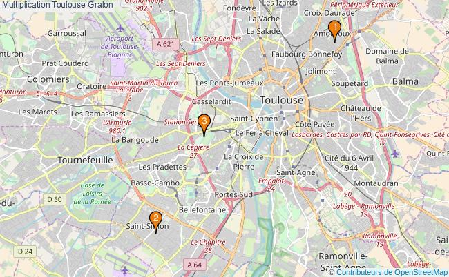plan Multiplication Toulouse Associations multiplication Toulouse : 3 associations