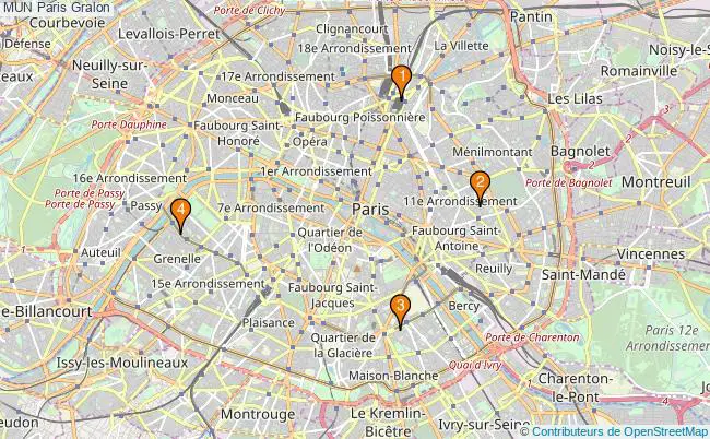 plan MUN Paris Associations MUN Paris : 6 associations
