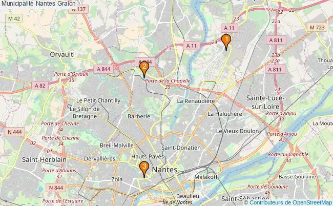 plan Municipalité Nantes Associations municipalité Nantes : 6 associations