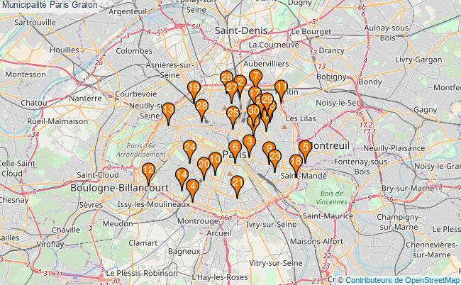 plan Municipalité Paris Associations municipalité Paris : 50 associations