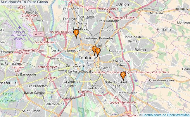 plan Municipalités Toulouse Associations municipalités Toulouse : 6 associations