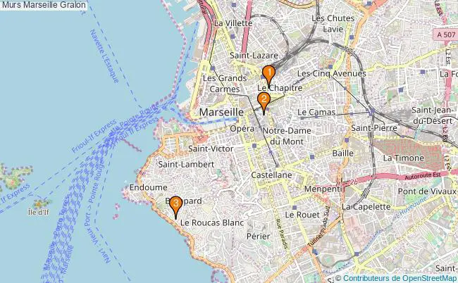 plan Murs Marseille Associations Murs Marseille : 6 associations