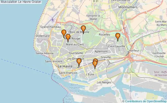 plan Musculation Le Havre Associations musculation Le Havre : 8 associations