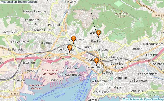 plan Musculation Toulon Associations musculation Toulon : 4 associations