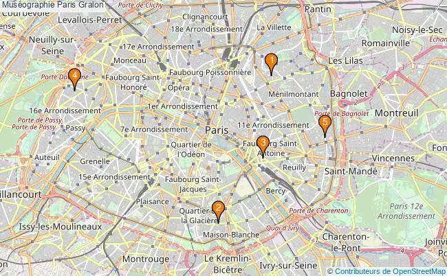 plan Muséographie Paris Associations muséographie Paris : 5 associations