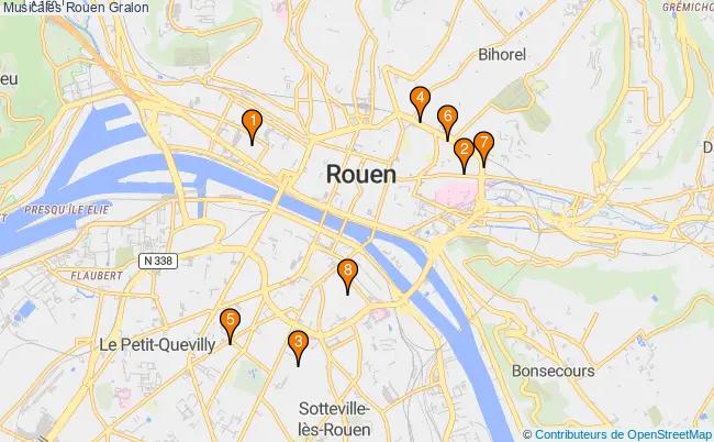plan Musicales Rouen Associations musicales Rouen : 8 associations