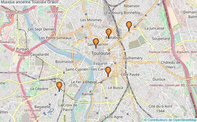 plan Musique ancienne Toulouse Associations musique ancienne Toulouse : 7 associations