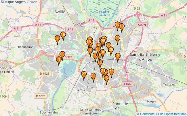 plan Musique Angers Associations musique Angers : 190 associations