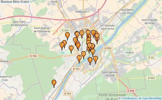 plan Musique Blois Associations musique Blois : 46 associations