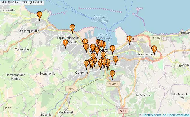 plan Musique Cherbourg Associations musique Cherbourg : 67 associations