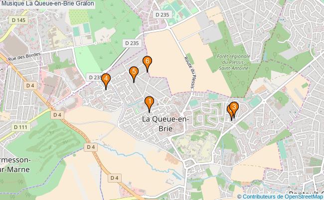 plan Musique La Queue-en-Brie Associations musique La Queue-en-Brie : 7 associations